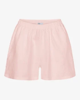 Pantalones cortos de lino - Rosa desvaído