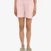 Pantalones cortos de lino - Rosa desvaído
