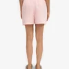 Pantalones cortos de lino - Rosa desvaído