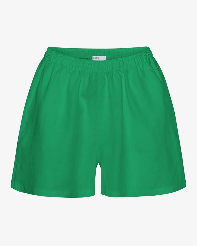 Pantalones cortos de lino - Verde Kelly