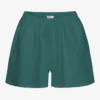 Pantalones cortos de lino - Verde océano