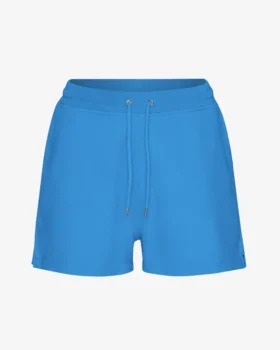 Pantalones cortos de sudadera orgánicos para mujer - Azul Pacífico