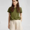 Pantalones cortos de sudadera orgánicos para mujer - Azul Pacífico