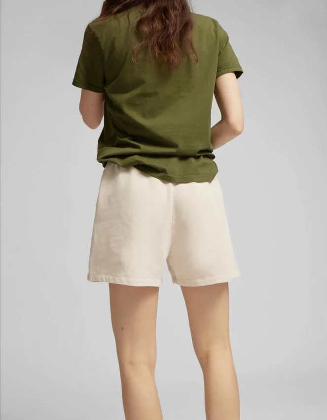 Pantalones cortos de sudadera orgánicos para mujer - Azul Pacífico
