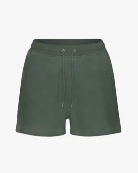 Pantalones cortos de sudadera orgánicos para mujer - Bosque de medianoche