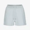 Pantalones cortos de sudadera orgánicos para mujer - Gris nublado