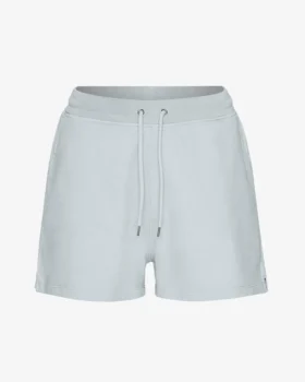 Pantalones cortos de sudadera orgánicos para mujer - Gris nublado