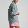 Pantalones cortos de sudadera orgánicos para mujer - Beige miel