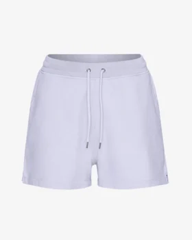 Pantalones cortos de sudadera orgánicos para mujer - Lavanda suave