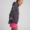 Pantalones cortos de sudadera orgánicos para mujer - Azul mar