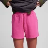 Pantalones cortos de sudadera orgánicos para mujer - Azul mar
