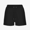 Pantalones cortos de sudadera orgánicos para mujer - Negro intenso