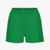 Pantalones cortos de sudadera orgánicos para mujer - Verde Kelly