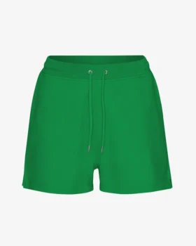 Pantalones cortos de sudadera orgánicos para mujer - Verde Kelly