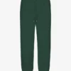 Pantalones de chándal holgados de algodón orgánico - Verde esmeralda