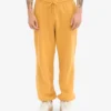 Pantalones de chándal holgados orgánicos - Amarillo quemado