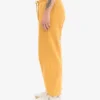 Pantalones de chándal holgados orgánicos - Amarillo quemado