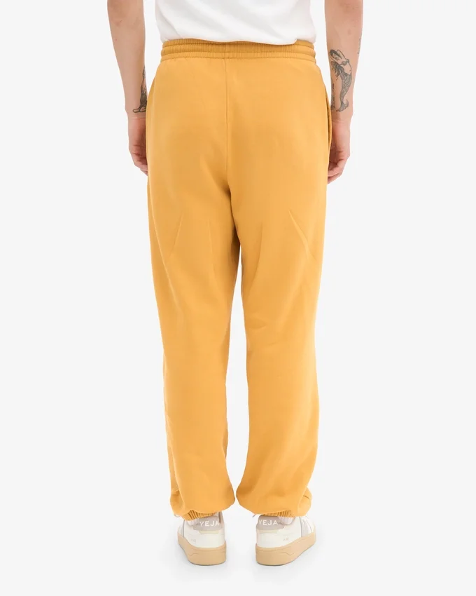 Pantalones de chándal holgados orgánicos - Amarillo quemado