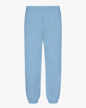 Pantalones de chándal holgados orgánicos - Azul mar