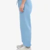 Pantalones de chándal holgados orgánicos - Azul mar