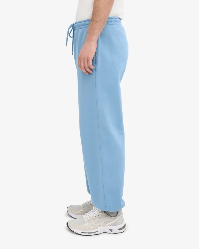 Pantalones de chándal holgados orgánicos - Azul mar