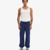 Pantalones de chándal holgados orgánicos - Azul marino