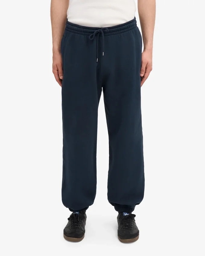 Pantalones de chándal holgados orgánicos - Azul marino