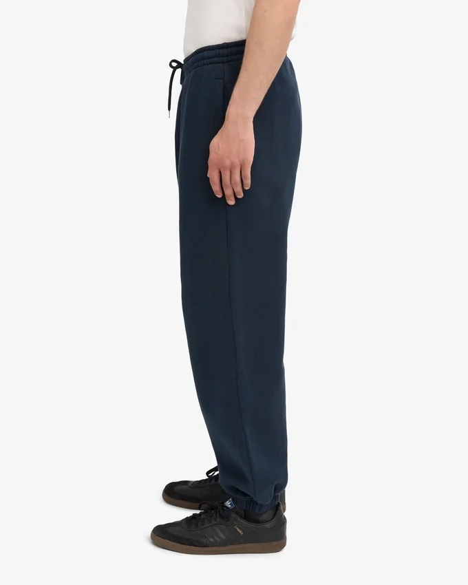 Pantalones de chándal holgados orgánicos - Azul marino