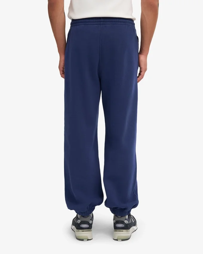 Pantalones de chándal holgados orgánicos - Azul marino