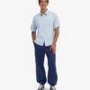 Pantalones de chándal holgados orgánicos - Azul marino