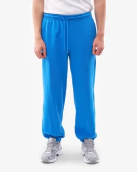 Pantalones de chándal holgados orgánicos – Azul Pacífico