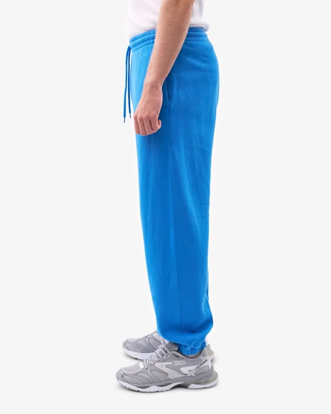 Pantalones de chándal holgados orgánicos - Azul Pacífico