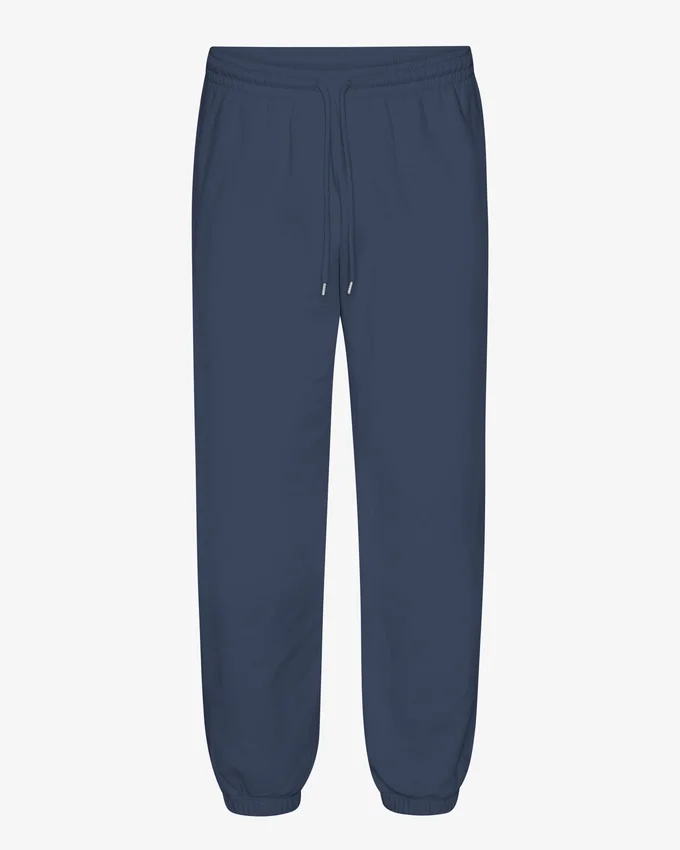 Pantalones de chándal holgados orgánicos - Azul petróleo