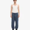 Pantalones de chándal holgados orgánicos - Azul petróleo
