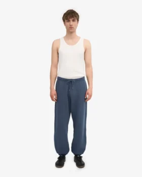 Pantalones de chándal holgados orgánicos – Azul petróleo