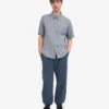 Pantalones de chándal holgados orgánicos - Azul petróleo