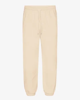 Pantalones de chándal holgados orgánicos - Blanco marfil