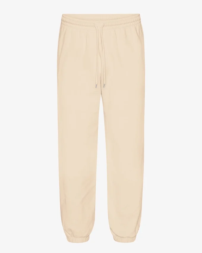 Pantalones de chándal holgados orgánicos - Blanco marfil