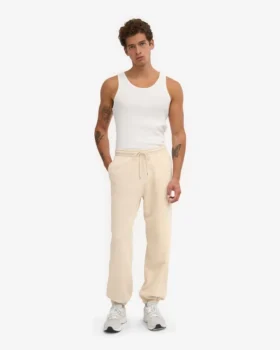Pantalones de chándal holgados orgánicos – Blanco marfil