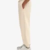 Pantalones de chándal holgados orgánicos - Blanco marfil