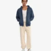 Pantalones de chándal holgados orgánicos - Blanco marfil