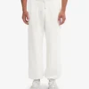 Pantalones de chándal holgados orgánicos - Blanco óptico