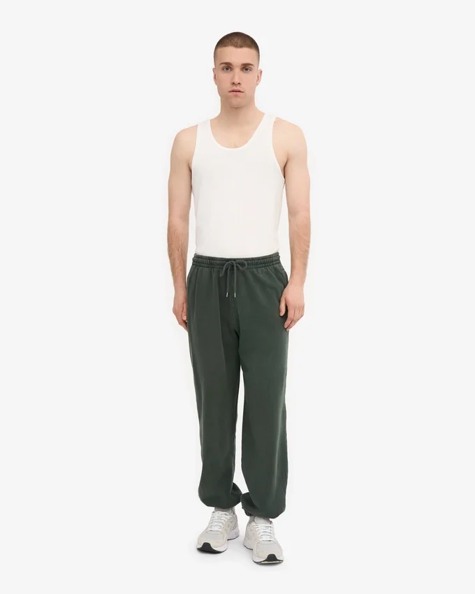 Pantalones de chándal holgados orgánicos - Bosque de medianoche