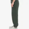 Pantalones de chándal holgados orgánicos - Bosque de medianoche