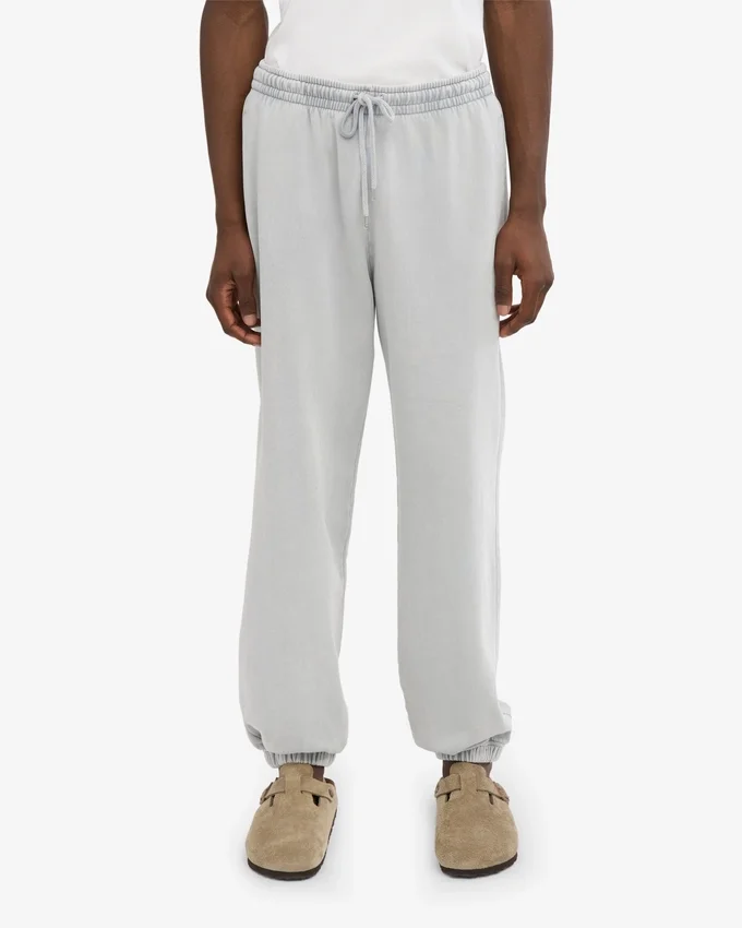 Pantalones de chándal holgados orgánicos - Gris deslavado