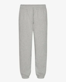 Pantalones de chándal holgados orgánicos - Gris jaspeado