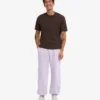 Pantalones de chándal holgados orgánicos - Lavanda suave