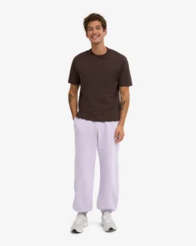 Pantalones de chándal holgados orgánicos – Lavanda suave