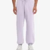 Pantalones de chándal holgados orgánicos - Lavanda suave