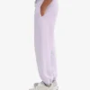 Pantalones de chándal holgados orgánicos - Lavanda suave